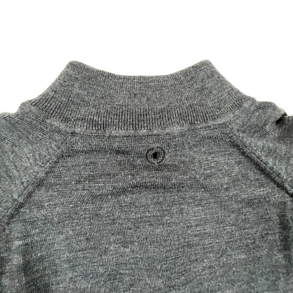 Ping Men's 100% Merino Wool Sensorwarm 1/4 Zip Sweater Jumper Drk Grey Golf Sz M - Picture 9 of 13